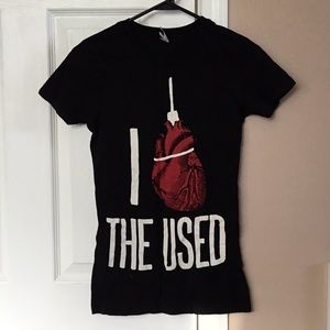 Band t shirt The Used women’s sz small